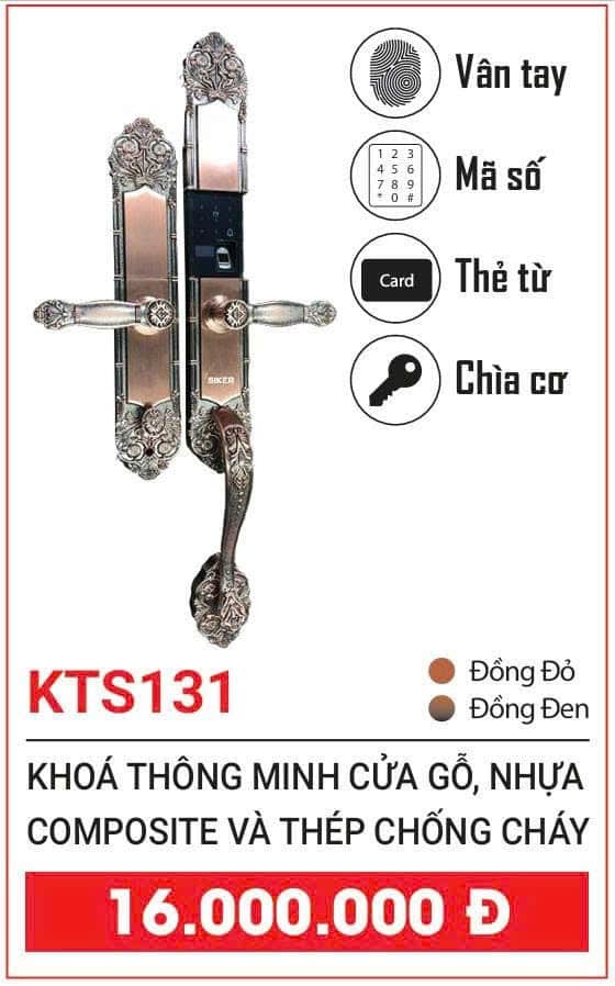 Khóa thông minh cửa gỗ / composite