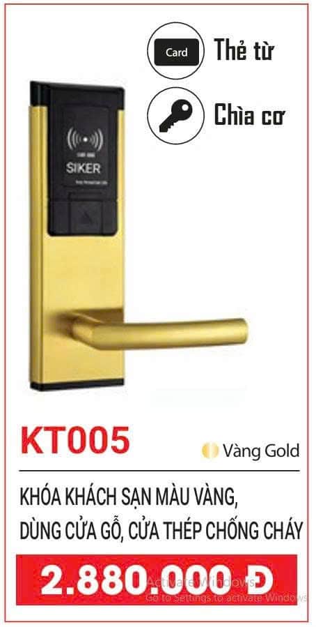 Khóa khách sạn