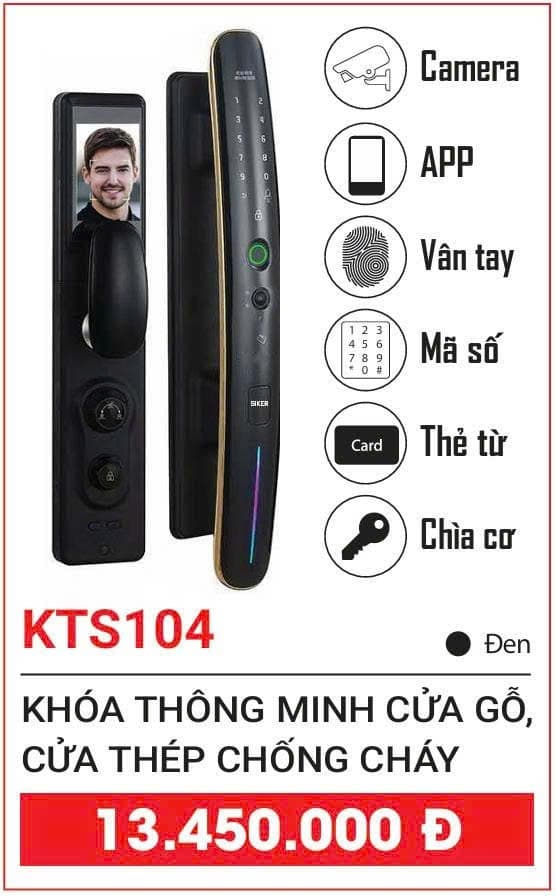 Khóa Thông Minh SIKER KTS104
