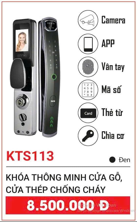 Khóa thông minh SIKER KTS113 - sản phẩm test