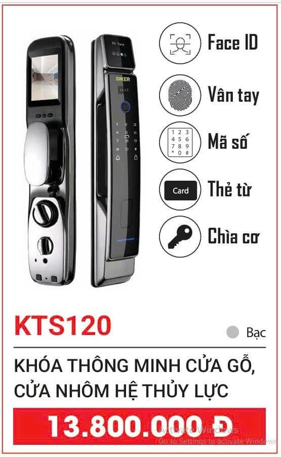 Khóa Thông Minh SIKER KTS120